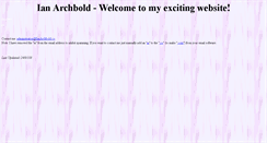 Desktop Screenshot of ianarchbold.com